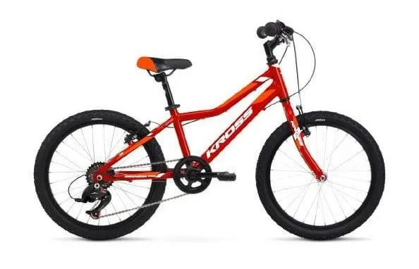 Bicicleta Kross heaxgon mini 1.0 20 S rosu/portocaliu/alb Plată securizată