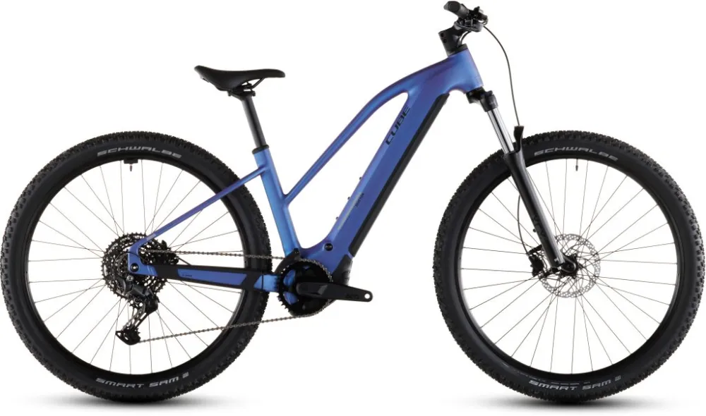 Livrare expres BICICLETA ELECTRICA CUBE REACTION HYBRID ONE 800 TRAPEZE BLUEIRIS REFLECT 2026