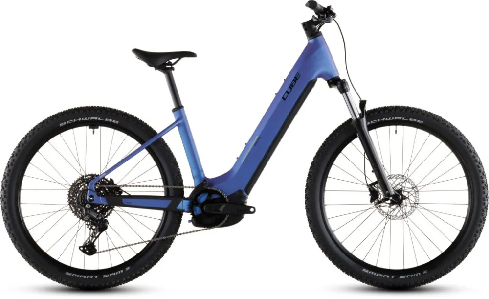 Calitate înaltă BICICLETA ELECTRICA CUBE REACTION HYBRID ONE 800 EASY ENTRY BLUEIRIS REFLECT 2026