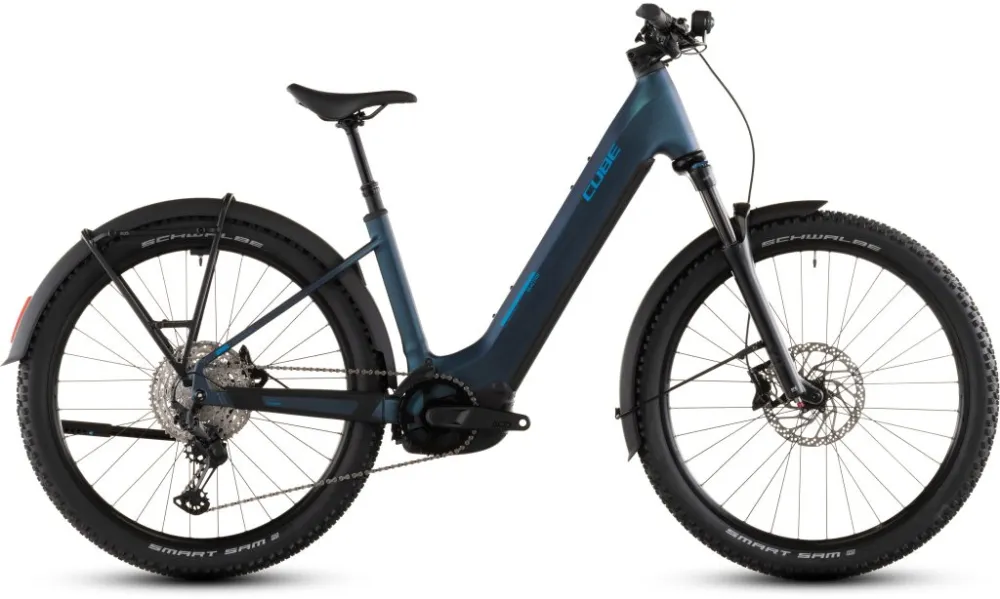 Reducere de preț BICICLETA ELECTRICA CUBE REACTION HYBRID PRO 800 FE EASY ENTRY NEBULAR DAZZLE 2026