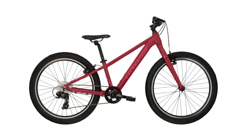 Ofertă specială bicicleta kross lea jr 1.0 D 24″ roz prafuit / roz