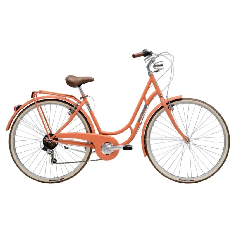 Bicicleta Adriatica Danish Lady 6v 28 Portocalie 48 cm Super ofertă