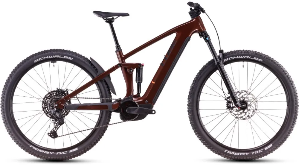 Super ofertă BICICLETA ELECTRICA CUBE STEREO HYBRID ONE44 PRO BOURBON BLACK 2025