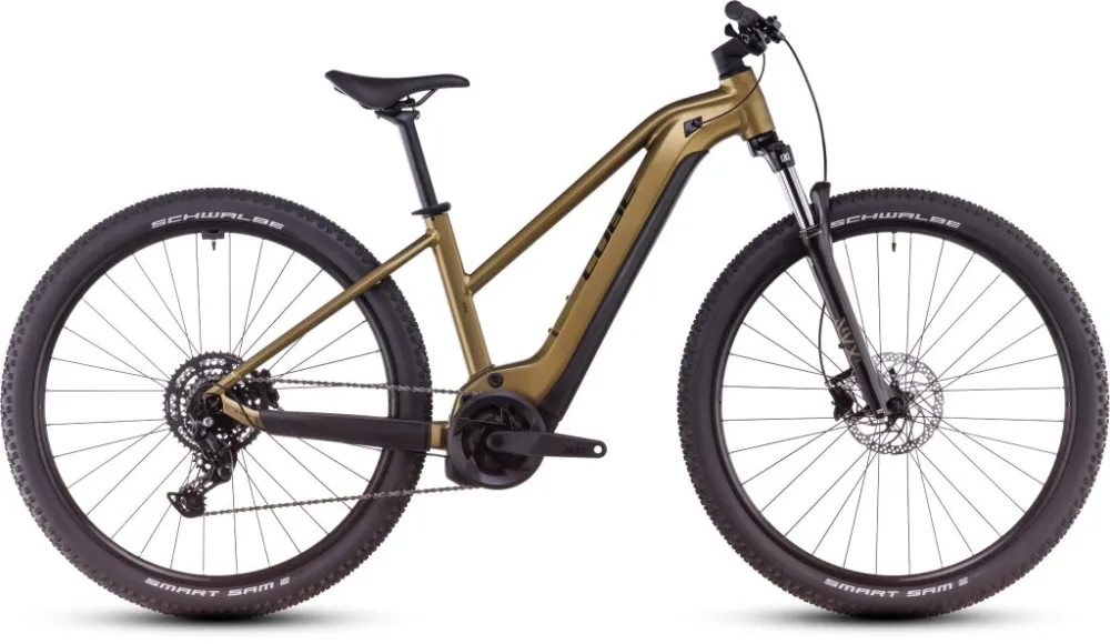 Chilipir BICICLETA ELECTRICA CUBE REACTION HYBRID PERFORMANCE 625 TRAPEZE GOLDENLIME BLACK 2025