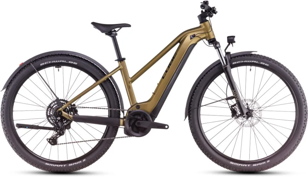 Retur ușor BICICLETA ELECTRICA CUBE REACTION HYBRID PERFORMANCE 625 TRAPEZE ALLROAD GOLDENLIME BLACK 2025