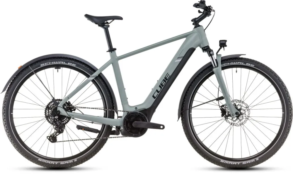 BICICLETA ELECTRICA CUBE NURIDE HYBRID PERFORMANCE 625 ALLROAD SWAMPGREY BLACK 2025 Retur ușor