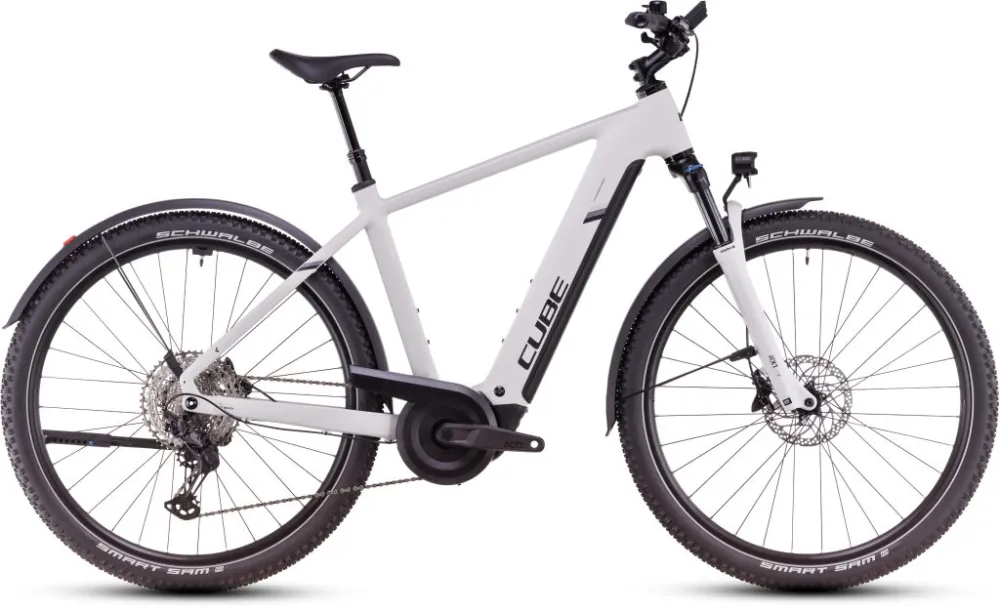 BICICLETA ELECTRICA CUBE NURIDE HYBRID EXC ALLROAD COTTON SILVER 2025 Transport gratuit