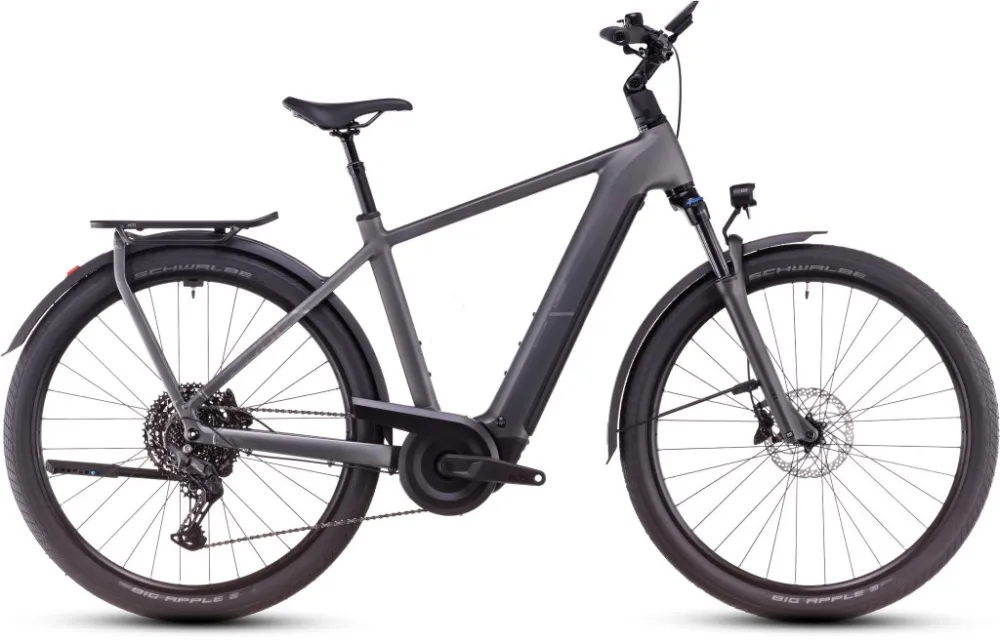 Disponibil imediat BICICLETA ELECTRICA CUBE KATHMANDU HYBRID PRO SLABGREY CHROME 2025