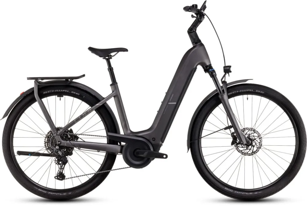 Mai ieftin BICICLETA ELECTRICA CUBE KATHMANDU HYBRID PRO EASY ENTRY SLABGREY CHROME 2025