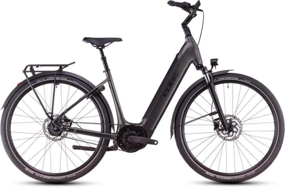Calitate înaltă BICICLETA ELECTRICA CUBE SUPREME HYBRID DELUXE ONE 625 EASY ENTRY SLATEBLACK BLACK 2025