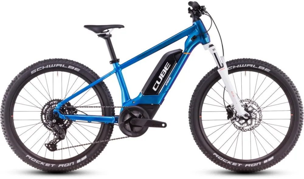 Livrare gratuită BICICLETA ELECTRICA CUBE ACID 240 HYBRID ROOKIE PRO 400 ACTIONTEAM 2025 24″