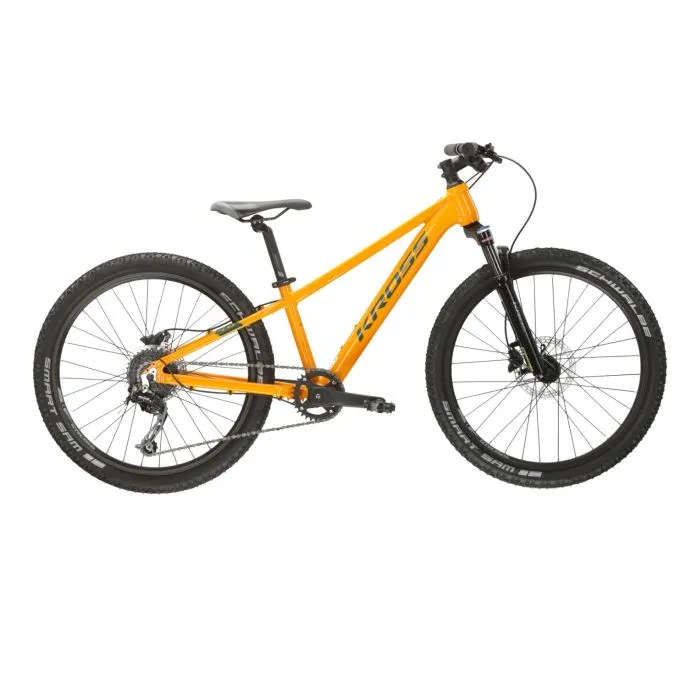 Discount Bicicleta Kross LEVEL JR 4.0 portocaliu/verde