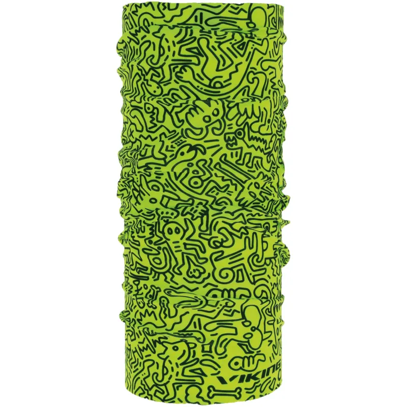 bandana viking regular 410 martieni verde neon/negru Bestseller