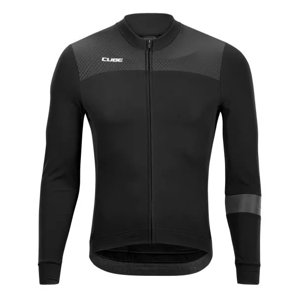 TRICOU CUBE BLACKLINE JERSEY L/S BLACK L Noutate