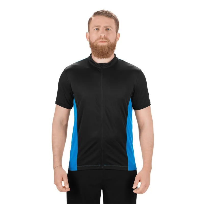 Cel mai bun preț TRICOU CICLISM SQUARE PERFORANCE S/S ALBASTRU NEGRU M