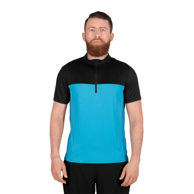 Plată sigură TRICOU CICLISM SQUARE ACTIVE S/S ALBASTRU NEGRU M