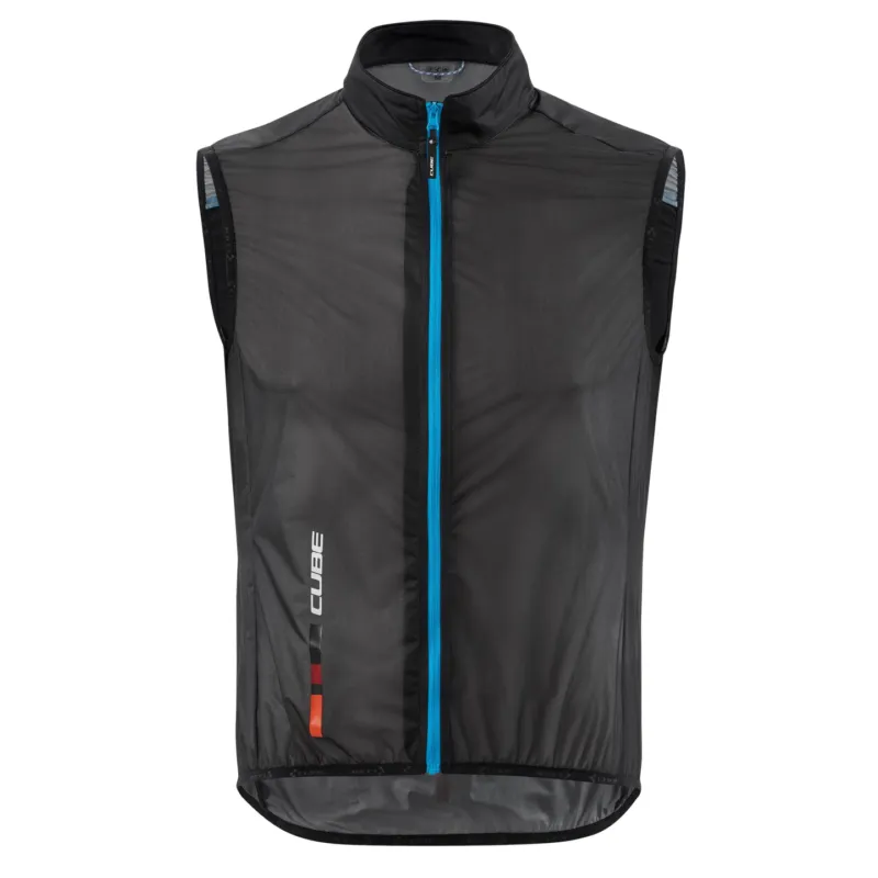 VESTE CUBE TEAMLINE GILET REPULSE Black Blue Transport gratuit
