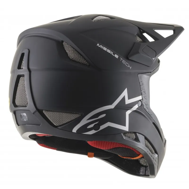 Comandă acum Casca Alpinestars Missile tech Solid Black Matt L (59-63 cm)