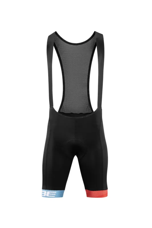Chilipir PANTALONI CICLISM CUBE TEAMLINE BIB SHORTS BLACK BLUE RED L