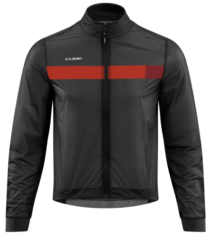Plată sigură JACHETA CUBE TEAMLINE WIND JACKET Black