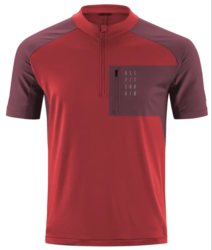 TRICOU CUBE ATX JERSEY HALF ZIP S/S RED Mai ieftin