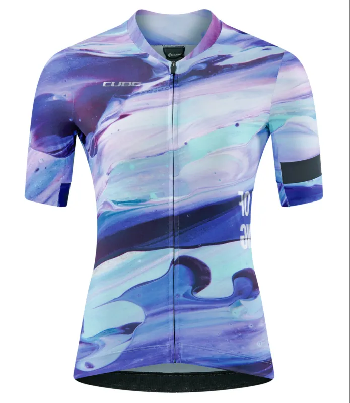 Ofertă specială TRICOU CICLISM CUBE BLACKLINE WS JERSEY ART S/S PATTERN