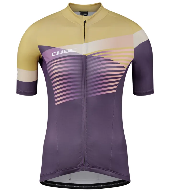 Nu rata TRICOU CICLISM CUBE TEAMLINE WS JERSEY S/S VIOLET SAND