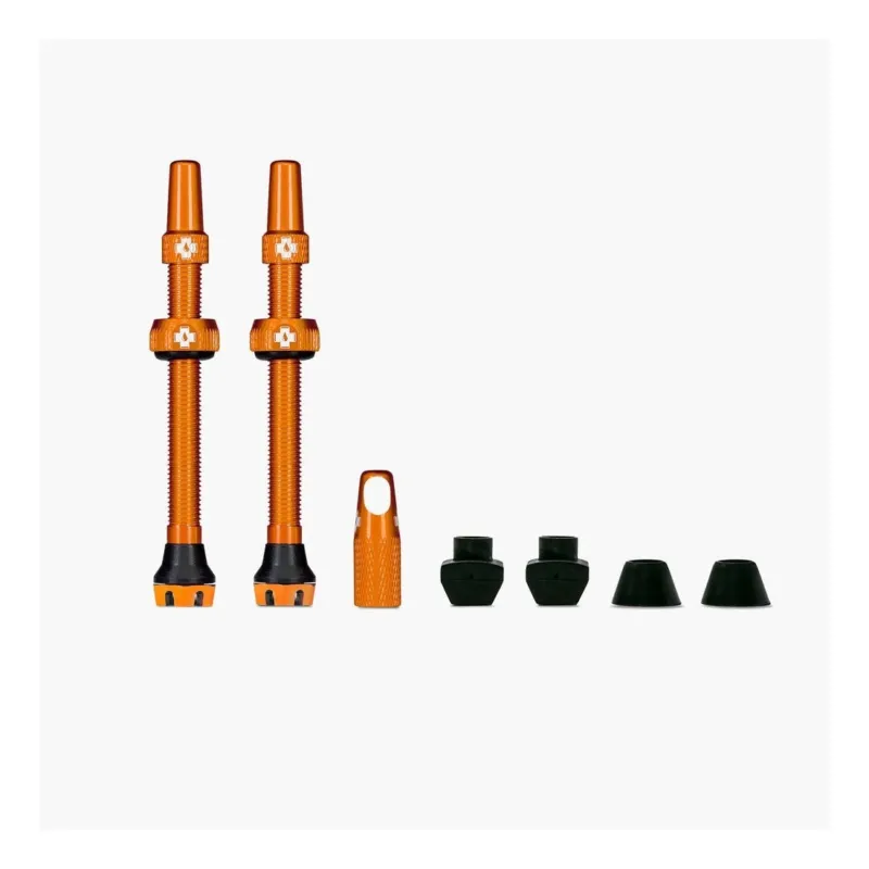 Chilipir Valve tubeless Muc-Off Tubeless Valves V2 44mm Portocalii
