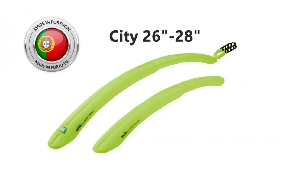 Set Aparatori Noroi LASALLE SPORTS Arizona 26"-28" Verde Lime Livrare rapidă