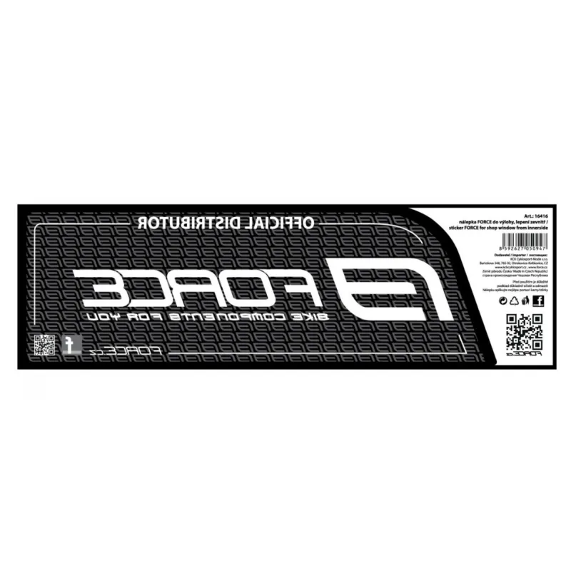 Autocolant geam 40x15cm Force Ofertă
