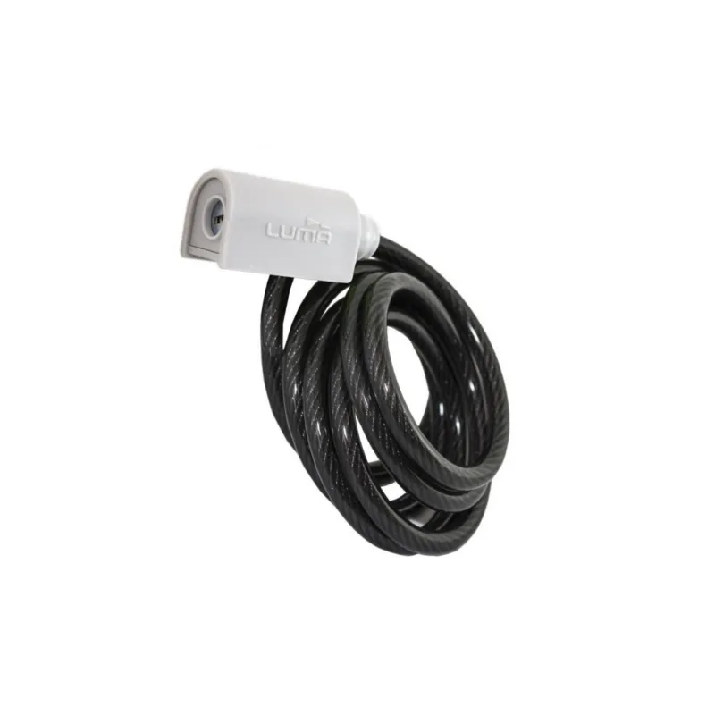 Preț mic Lacat Luma Enduro 7334 D10 150cm alb C30