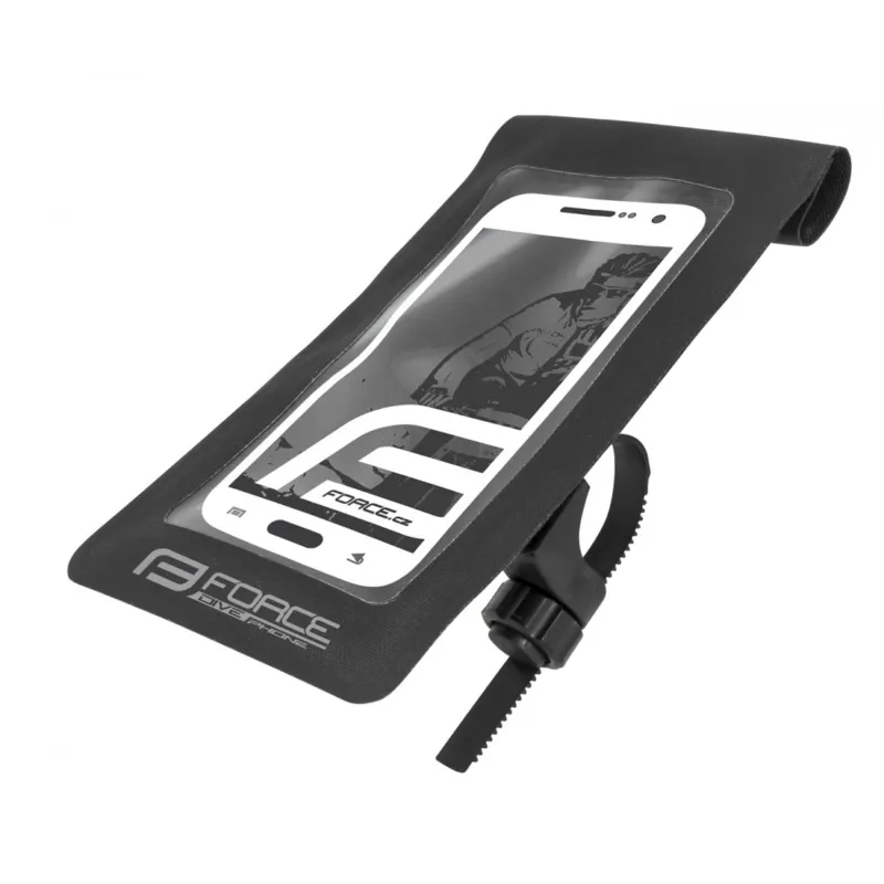 Retur ușor Suport Force DIVE pentru smartphone impermeabil negru