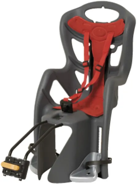 Scaun Bicicleta Spate pentru Copii Prindere pe Cadru BELLELLI PEPE STANDARD Grey Ofertă de sezon