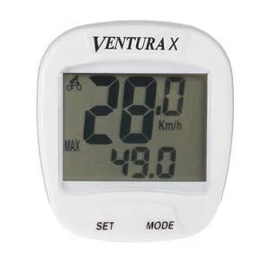 Promoție Bike Computer VENTURA X 10 Functii Alb