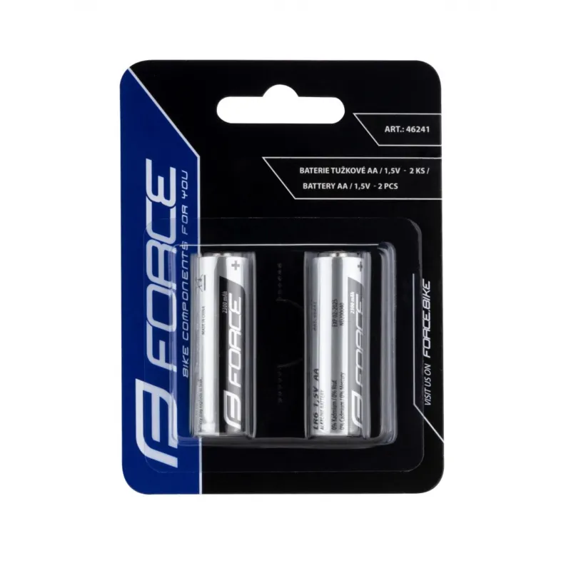 Baterii Force alcaline AA / 1.5V 2 bucati Cumpără online