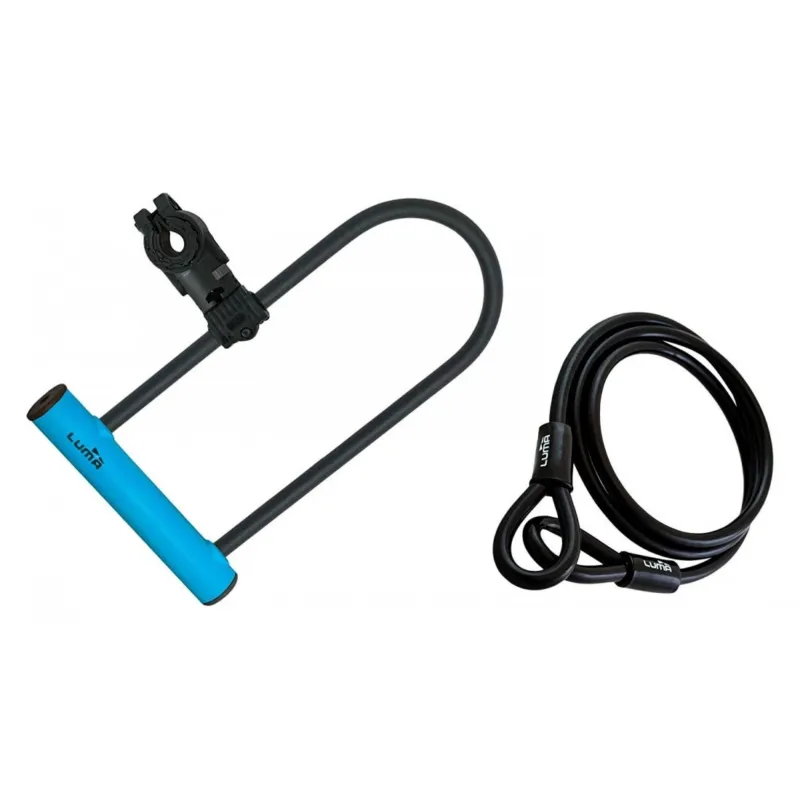Lacat Luma Enduro 35 HU 320 albastru cu suport Sopmulti C4 plus bucla Super ofertă