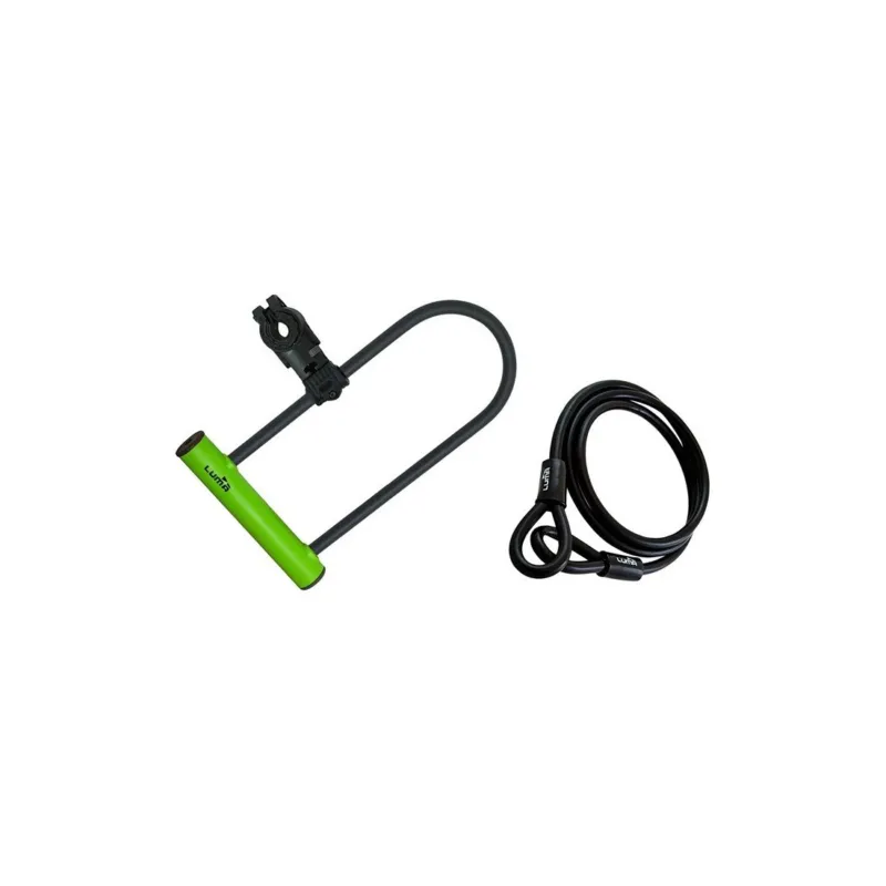 Retur gratuit Lacat Luma Enduro 35 HU 320 verde cu suport Sopmulti C4 plus bucla