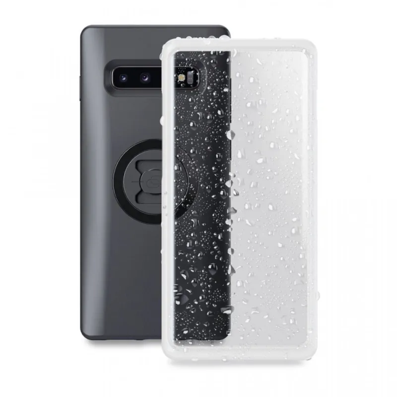 Husa silicon transparenta SP Connect Samsung S10+ Plată securizată