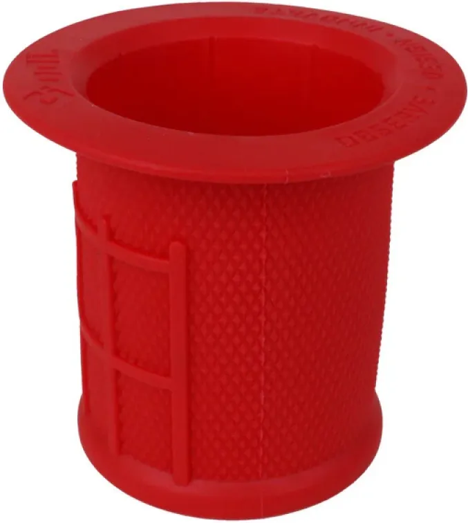 Half Waffle Coozie w/ Liner, red Ultima șansă