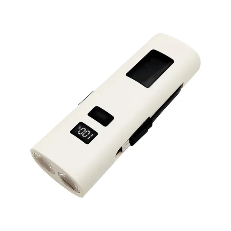 Livrare rapidă Far reincarcabil Fivestars Power Light PBL-6400, powerbank 6400 mAh, USB Type-C, alb