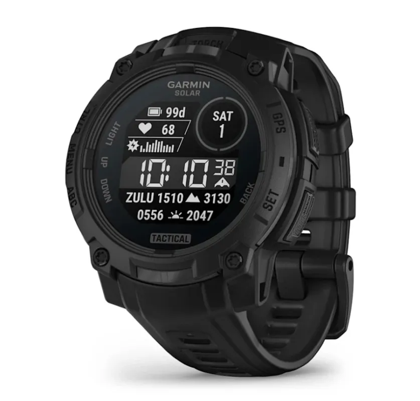 Expediere rapidă Garmin Instinct 3 – 45 mm, Solar, Tactical Edition