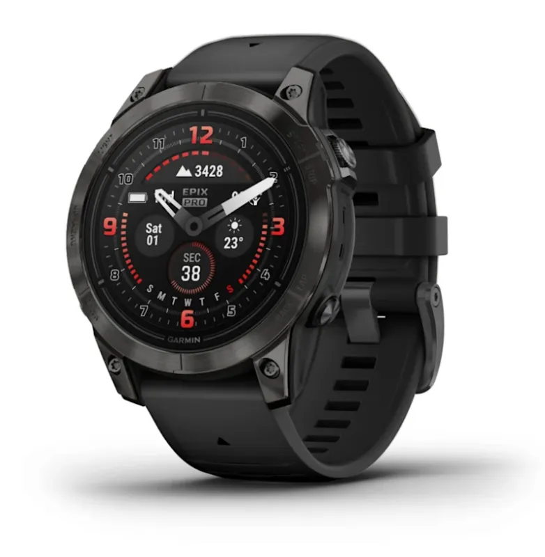 Ceas Garmin epix PRO (Gen 2) - 47mm, Sapphire, Titan DLC Carbon Grey Ofertă