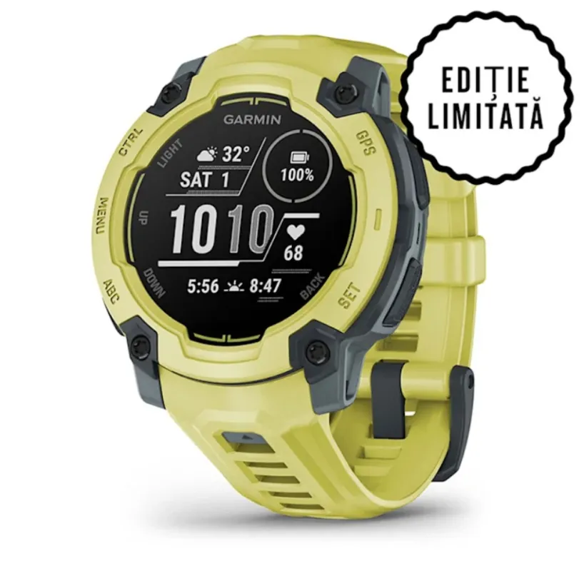 Garmin Instinct® E – 45 mm, Electric Lime Super ofertă