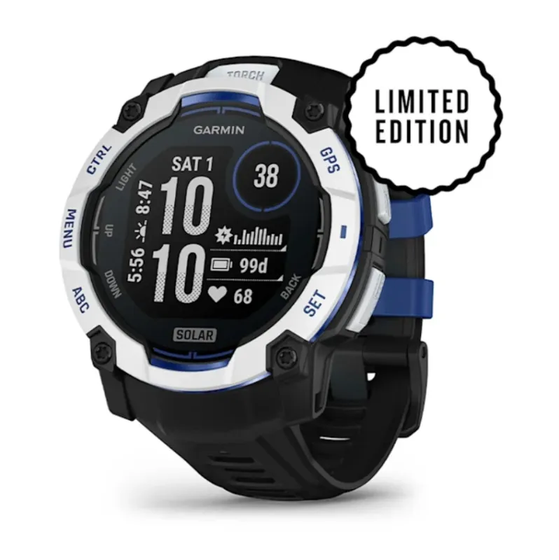 Garmin Instinct® 3 – 50 mm, Solar, Whitestone Livrare expres