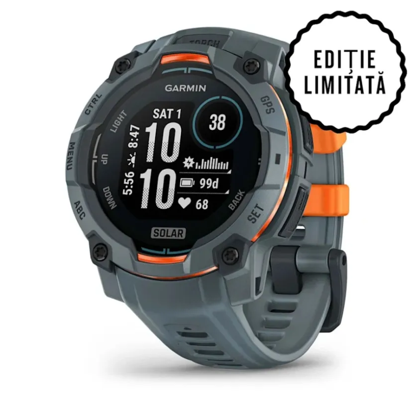 Vezi acum Garmin Instinct® 3 – 45 mm, Solar, Twilight