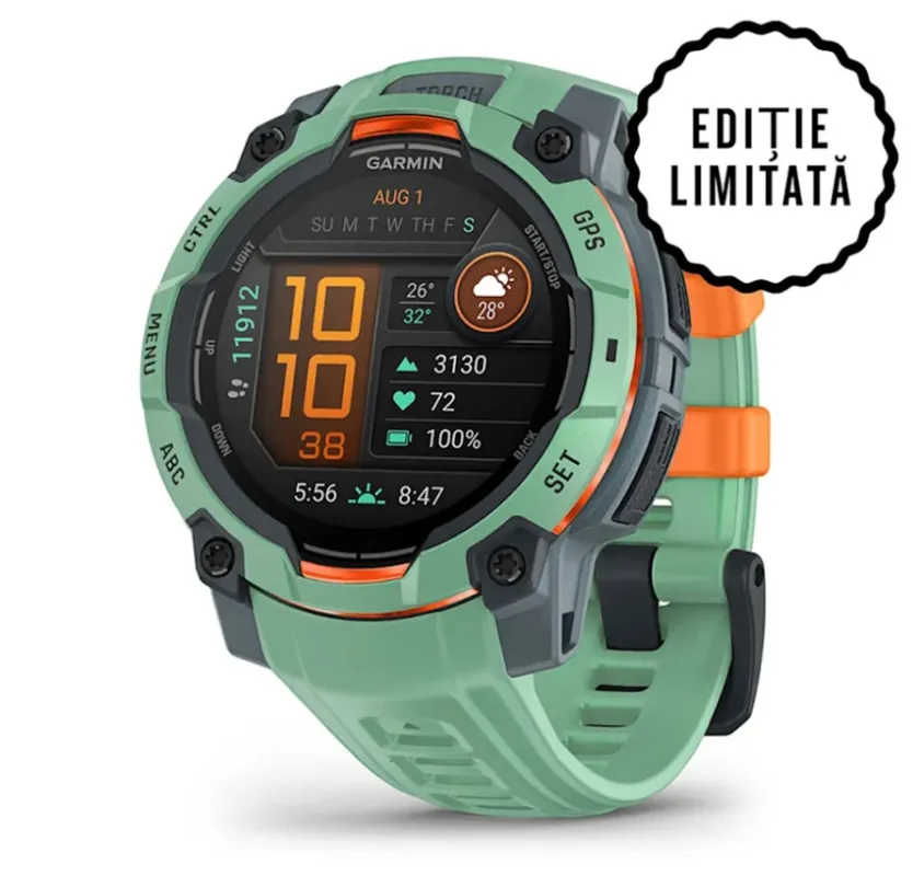 Garmin Instinct® 3 – 45 mm, AMOLED, Neotropic Ieftin