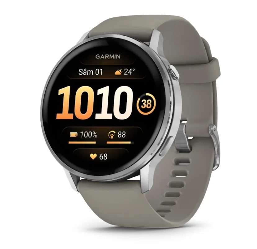 Comandă acum Garmin Venu 4 - 45mm - Silver