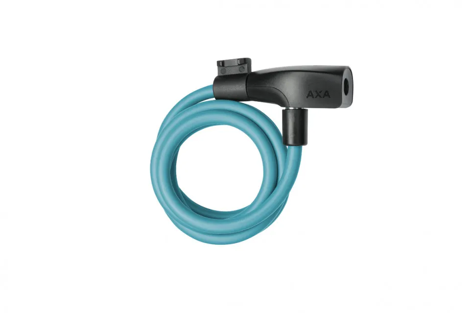 Antifurt Cablu AXA Resolute 8mm/120cm - Ice Blue Disponibil imediat
