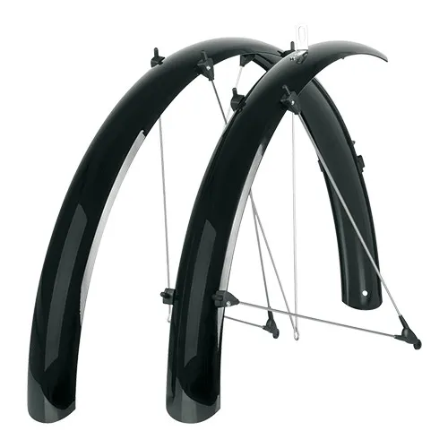 Aparatori bicicleta SKS Bluemels Shiny 60mm 28 - Black | Set Premium