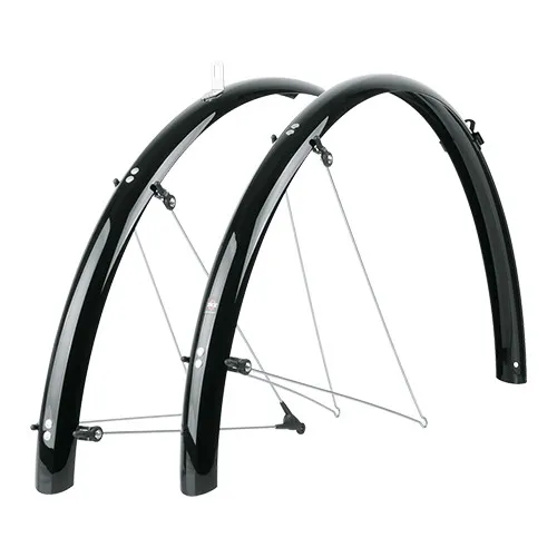 Aparatori bicicleta SKS Bluemels Shiny 42mm 28 - Black | Set Super ofertă
